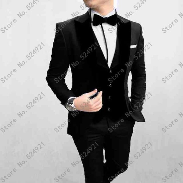 brand new groomsmen black groom tuxedos peak velvet lapel men suits wedding man bridegroom ( jacket+pants+vest+bowtie ) l360, Black;gray
brand new groomsmen black groom tuxedos peak velvet lapel men suits wedding man bridegroom ( jacket+pants+vest+bowtie ) l360, Black;gray
