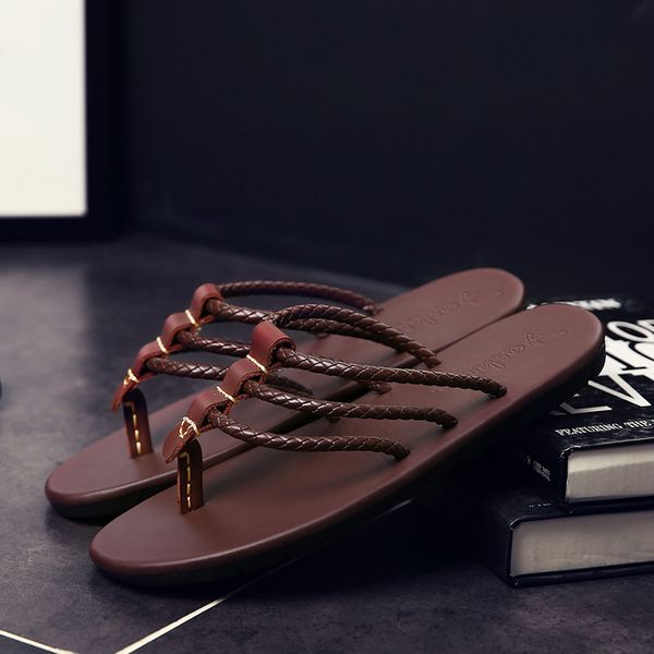 soft bottom sandals summer new products couples flip-flops korean-style cool fashion large size 46 anti-slip cowhide beach sanda, Black
soft bottom sandals summer new products couples flip-flops korean-style cool fashion large size 46 anti-slip cowhide beach sanda, Black