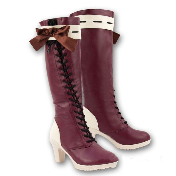 women's boots violet's eternal garden cos verlie evegarden with cosplay high tube rider boots shoes, Black
women's boots violet's eternal garden cos verlie evegarden with cosplay high tube rider boots shoes, Black