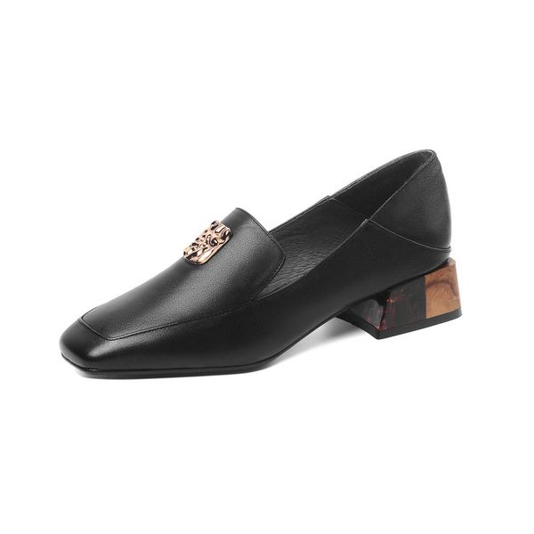 concise metal women shoes new arrival genuien leather low heels pumps 2020 summer famale office lady shoes woman, Black
concise metal women shoes new arrival genuien leather low heels pumps 2020 summer famale office lady shoes woman, Black