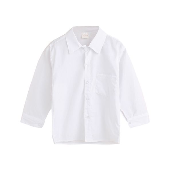 simple kids baby boy shirts long sleeve cotton shirt baby formal pure color high quality, White;black
simple kids baby boy shirts long sleeve cotton shirt baby formal pure color high quality, White;black