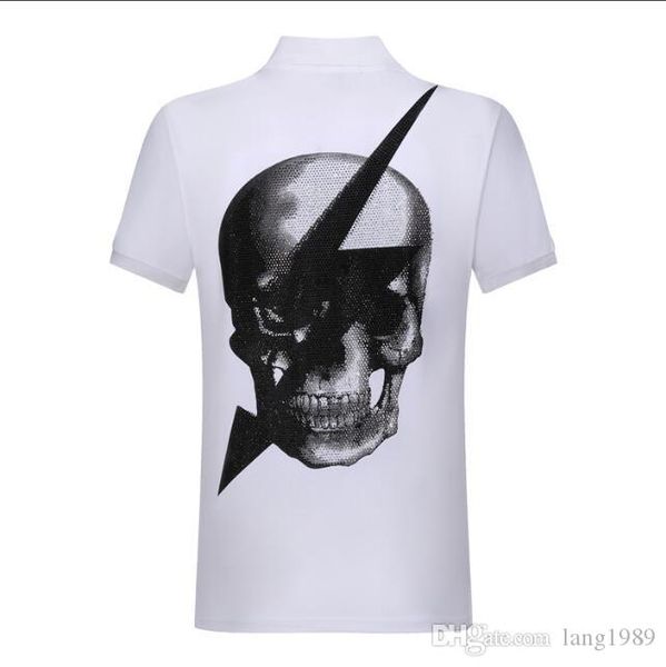 2019 wholesale men's wear cotton large-size short-sleeved t-shirt summer lapel polo shirt phillip plain #4408, White;black
2019 wholesale men's wear cotton large-size short-sleeved t-shirt summer lapel polo shirt phillip plain #4408, White;black