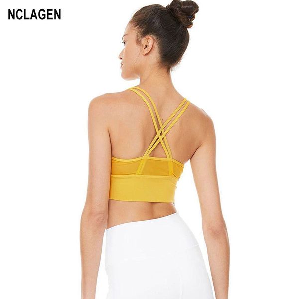 nclagen sports bra padded women gym training solid yoga crop with push up high impact running brassiere fitness underwear, White;black
nclagen sports bra padded women gym training solid yoga crop with push up high impact running brassiere fitness underwear, White;black