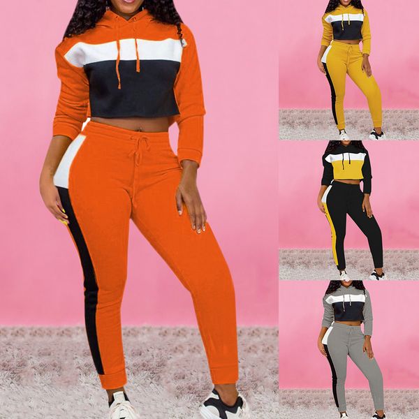 vertvie spring womens 2 pieces patchwork tracksuits fitness hoodie long sleeve sweatshirt skinny bodycon long pants jumpsuits, Black;blue
vertvie spring womens 2 pieces patchwork tracksuits fitness hoodie long sleeve sweatshirt skinny bodycon long pants jumpsuits, Black;blue