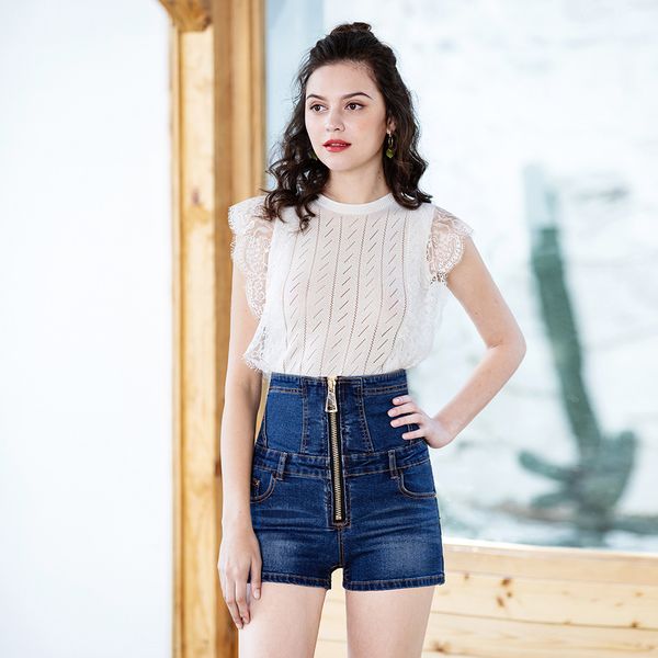 new arrival harajuku summer slim short pants feminino casual jeans solid women clothing denim shorts with pockets, Blue
new arrival harajuku summer slim short pants feminino casual jeans solid women clothing denim shorts with pockets, Blue