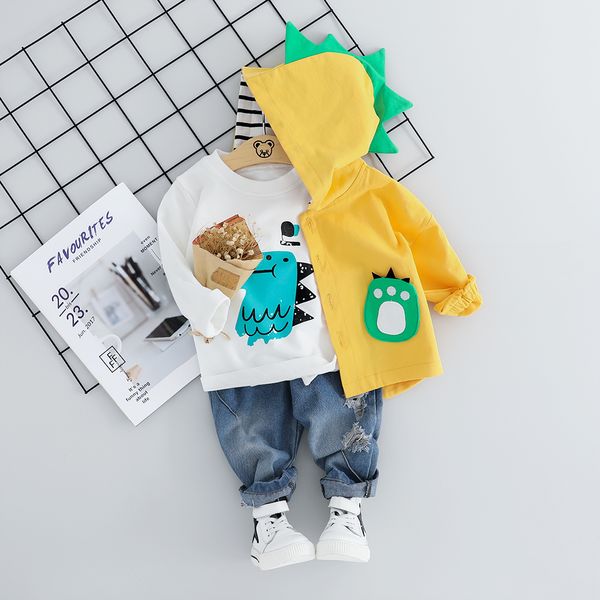 kid baby boy clothing sets cartoon coat 3pcs 2019 fashion toddler girls baby suit for boys coat + t shirt + pants 1 - 4 y, White
kid baby boy clothing sets cartoon coat 3pcs 2019 fashion toddler girls baby suit for boys coat + t shirt + pants 1 - 4 y, White