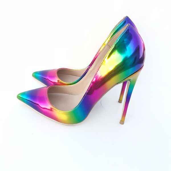 2019 women fashion wedding lady new rainbow patent leather poined toes high heeled heels shoes stiletto shoes pump 12cm 10cm
2019 women fashion wedding lady new rainbow patent leather poined toes high heeled heels shoes stiletto shoes pump 12cm 10cm