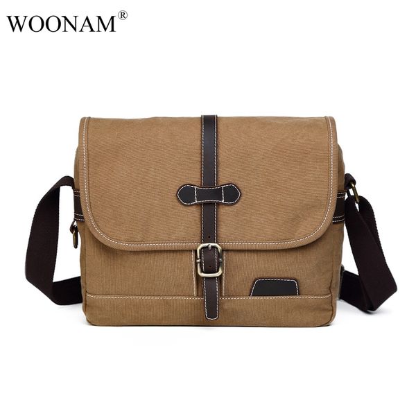 woonam men's japanese style high-density washed canvas with genuine cowhide leather trim medium messenger shoulder bag wb712
woonam men's japanese style high-density washed canvas with genuine cowhide leather trim medium messenger shoulder bag wb712