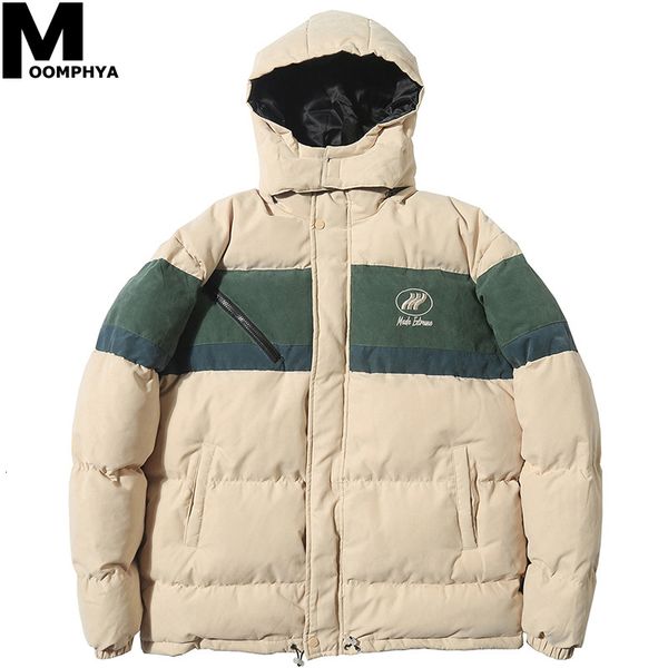 moomphya hip hop hooded jacket coat streetwear men puffer parkas windbreaker color block harajuku winter warm padded jacket men, Black
moomphya hip hop hooded jacket coat streetwear men puffer parkas windbreaker color block harajuku winter warm padded jacket men, Black
