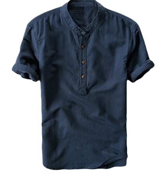 summer brand shirt men short sleeve loose thin cotton linen shirt male fashion solid color trend o-neck tees, White;black
summer brand shirt men short sleeve loose thin cotton linen shirt male fashion solid color trend o-neck tees, White;black