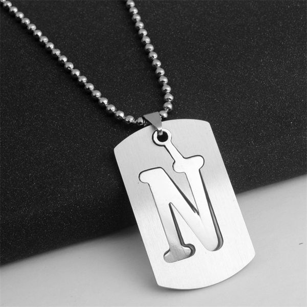 10n detachable stainless steel n 26 english initial letter necklace symbol name sign american alphabet double layer text lucky gifts men, fa, Silver
10n detachable stainless steel n 26 english initial letter necklace symbol name sign american alphabet double layer text lucky gifts men, fa, Silver