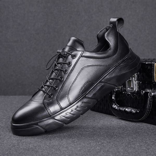 genuine leather fall men casual loafers outdoor men lace-up comfortable soft young trend sneakers shoes big szie 48 a4, Black
genuine leather fall men casual loafers outdoor men lace-up comfortable soft young trend sneakers shoes big szie 48 a4, Black