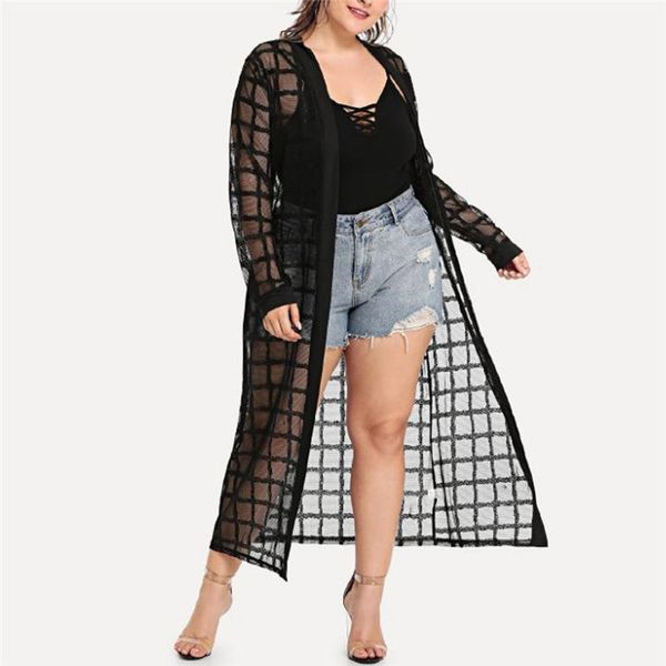 casual fashion women plus size casual long sleeve clothes plaid lace waist cardigan summer loose thin women clothes 35my20, Black;brown
casual fashion women plus size casual long sleeve clothes plaid lace waist cardigan summer loose thin women clothes 35my20, Black;brown