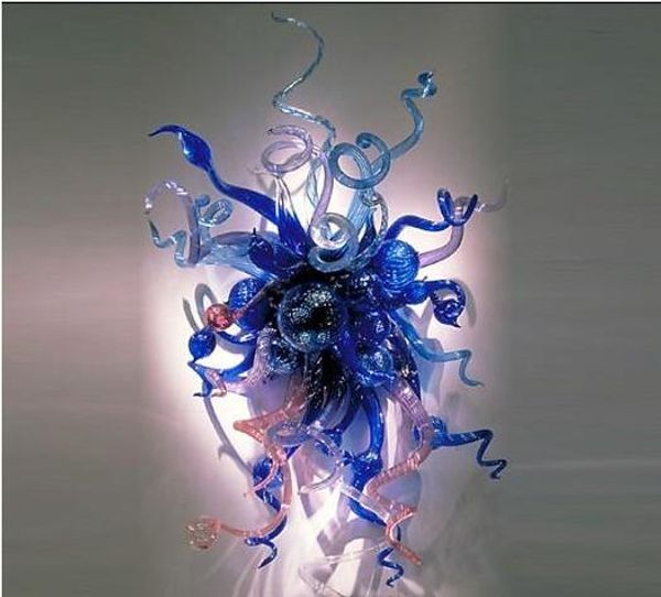 Art Style Design Blown Glass Wall Lamps Mini and Cheap Blue Murano Glass Decorative Wall Sconce
Art Style Design Blown Glass Wall Lamps Mini and Cheap Blue Murano Glass Decorative Wall Sconce