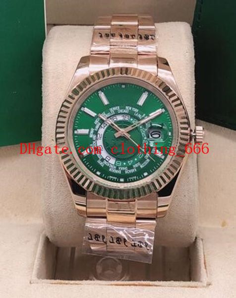 2 style luxury full gold watch men 2813 automatic green dial 326935 gm/t working sapphire luminous 326938 perpetual fashion mens watches, Slivery;brown
2 style luxury full gold watch men 2813 automatic green dial 326935 gm/t working sapphire luminous 326938 perpetual fashion mens watches, Slivery;brown