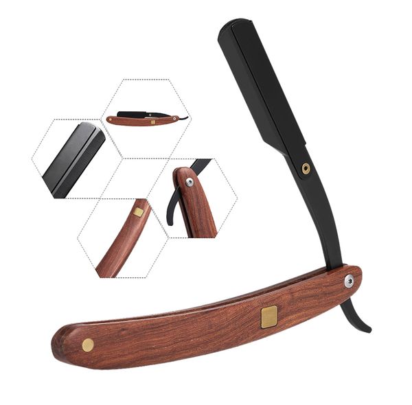 Stainle teel traight edge razor folding haver knife barber razor wooden handle facial hair eyebrow beard have having tool
Stainle teel traight edge razor folding haver knife barber razor wooden handle facial hair eyebrow beard have having tool