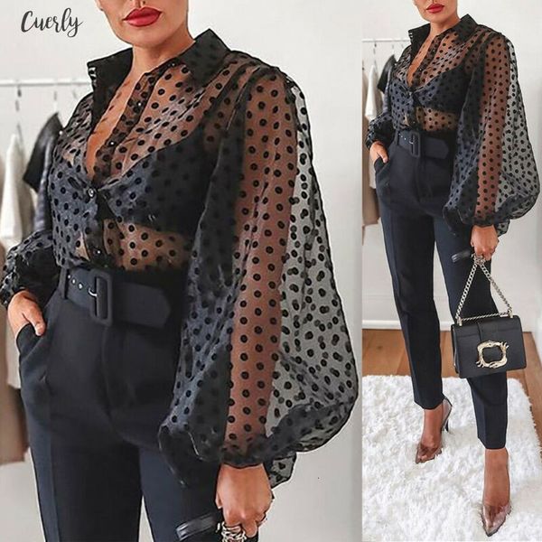 womens clothing women polka dot mesh sheer see through applique long puff sleeve blouse tee shirts, White
womens clothing women polka dot mesh sheer see through applique long puff sleeve blouse tee shirts, White