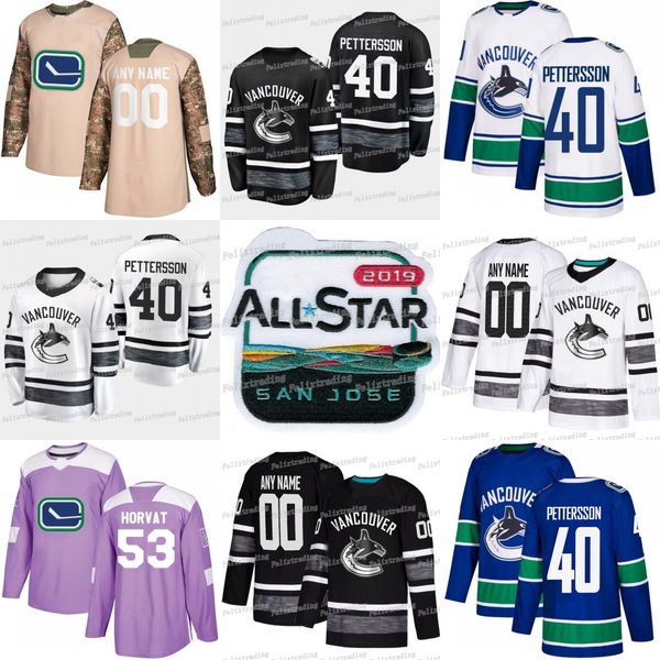2019 All Star Vancouver Canucks 40 Elias Pettersson 53 Bo Horvat Brock Boeser Josh Leivo 25 Jacob Markstrom Antoine Roussel Jersey
2019 All Star Vancouver Canucks 40 Elias Pettersson 53 Bo Horvat Brock Boeser Josh Leivo 25 Jacob Markstrom Antoine Roussel Jersey