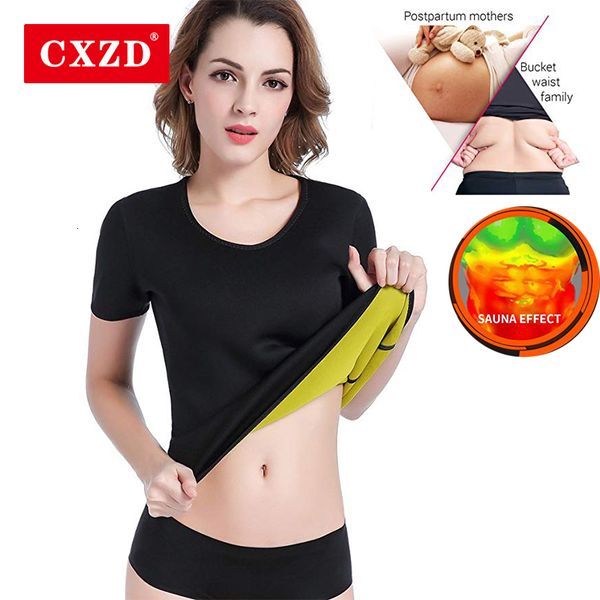 cxzd women's neoprene bodyshaper black slimming waist slim fitness shapers t-shirt women intimates clothing, Black;white
cxzd women's neoprene bodyshaper black slimming waist slim fitness shapers t-shirt women intimates clothing, Black;white