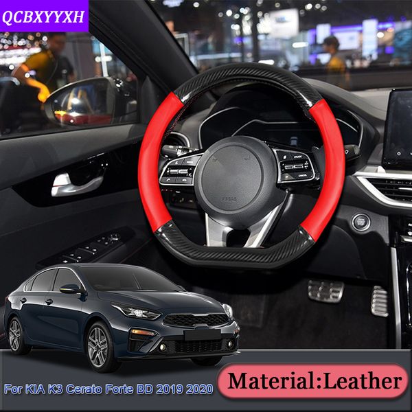 car carbon fiber leather car steering wheel cover steering-wheel hubs auto accessories for kia cerato forte bd 2019 2020
car carbon fiber leather car steering wheel cover steering-wheel hubs auto accessories for kia cerato forte bd 2019 2020