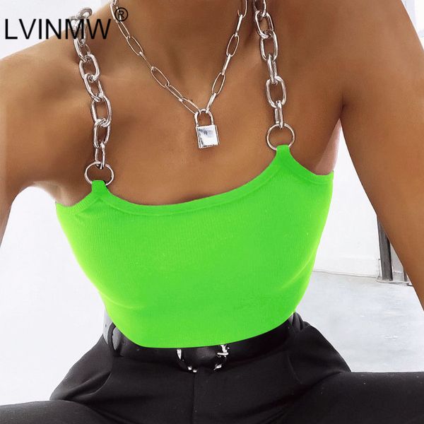 women's tanks & camis lvinwm solid chains spaghetti straps crop 2021 summer women off shoulder backless slim camisole famale street, White
women's tanks & camis lvinwm solid chains spaghetti straps crop 2021 summer women off shoulder backless slim camisole famale street, White
