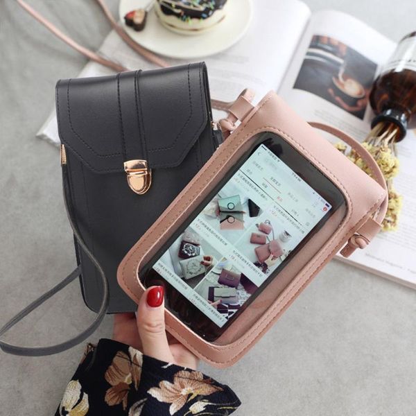 mini mobile phone bag with back side clear touching screen window leather bag bolsos para mujer phone bags for women bolsos
mini mobile phone bag with back side clear touching screen window leather bag bolsos para mujer phone bags for women bolsos