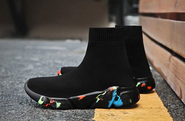 2019 fashion sock shoes speed trainer designer shoes sneakers race runners for men & women casual shoes 36-45, Black
2019 fashion sock shoes speed trainer designer shoes sneakers race runners for men & women casual shoes 36-45, Black