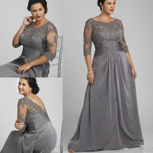 plus size grey mother of bride party dresses 2020 applique backless vintage 3/4 long sleeves a line formal mothers evening gowns, Black;red
plus size grey mother of bride party dresses 2020 applique backless vintage 3/4 long sleeves a line formal mothers evening gowns, Black;red