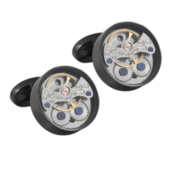 novelty amazing mechanical movement watch shaped men fashion french style shirt cufflinks for wedding party jewelry, Silver
novelty amazing mechanical movement watch shaped men fashion french style shirt cufflinks for wedding party jewelry, Silver