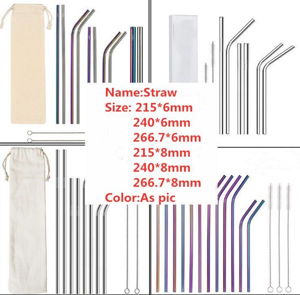 100pcs stainless steel colored drinking straws 8.5"/ 9.5" /10.5" bent and straight reusable drinking straws dhl 111
100pcs stainless steel colored drinking straws 8.5"/ 9.5" /10.5" bent and straight reusable drinking straws dhl 111
