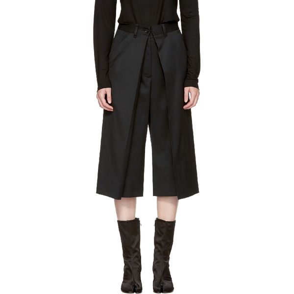 27-46 2019 new women men's clothing hair stylist fashion stage costume double layer splicing casual pants plus size costumes, Black
27-46 2019 new women men's clothing hair stylist fashion stage costume double layer splicing casual pants plus size costumes, Black