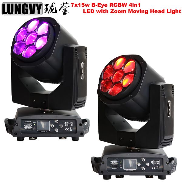 2pcs/lot bee eye 7*15w rgbw 4in1 zoom led moving head light dmx512 professional stage dj lighting
2pcs/lot bee eye 7*15w rgbw 4in1 zoom led moving head light dmx512 professional stage dj lighting