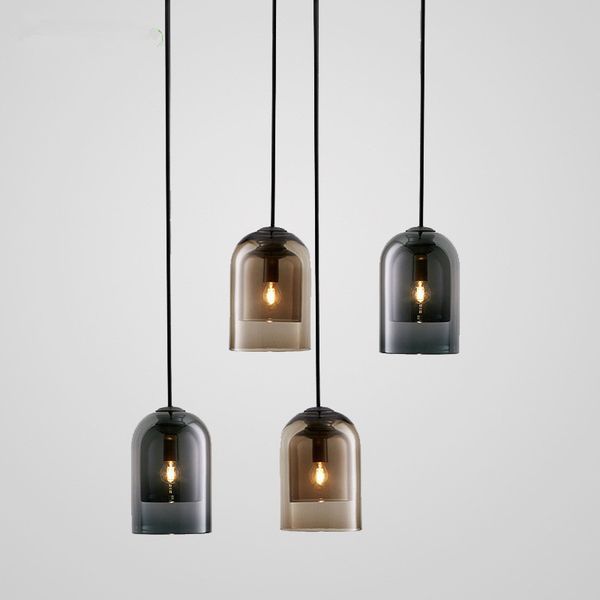 smoke grey amber glass dining room chandeliers lighting bedroom bedside pendant lamp loft hanging lamp e14 110v/220v suspension
smoke grey amber glass dining room chandeliers lighting bedroom bedside pendant lamp loft hanging lamp e14 110v/220v suspension