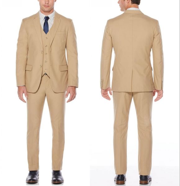 2019 brand new beige classic style two button groom tuxedos notch lapel groomsmen mens wedding suits (jacket+pants+vest, Black;gray
2019 brand new beige classic style two button groom tuxedos notch lapel groomsmen mens wedding suits (jacket+pants+vest, Black;gray