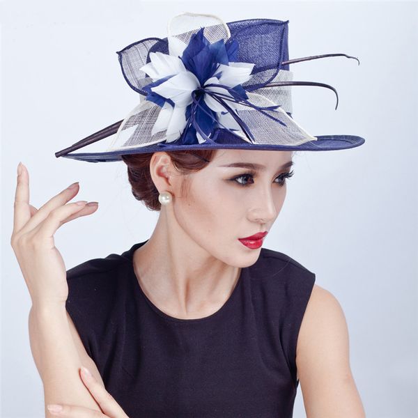 shanfu women large fascinators hat with flower and feather bridal hats and fascinators formal cap hair accessorie, Blue;gray
shanfu women large fascinators hat with flower and feather bridal hats and fascinators formal cap hair accessorie, Blue;gray