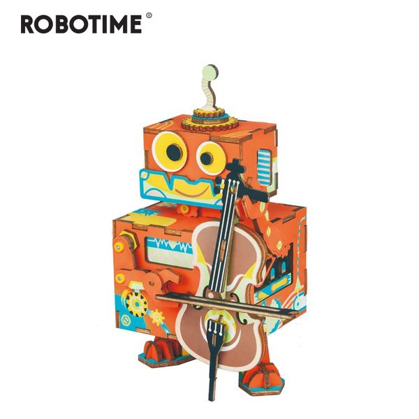 robotime diy 3d little robot performer wooden puzzle game assembly moveable music box toy gift for children kids amd53 y200413
robotime diy 3d little robot performer wooden puzzle game assembly moveable music box toy gift for children kids amd53 y200413