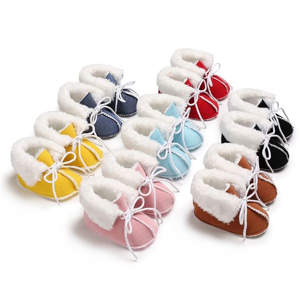 winter warm infant baby girl boy soft booties pure color bandage snow boots high help lamb cashmere girls toddler shoes 7-colors
winter warm infant baby girl boy soft booties pure color bandage snow boots high help lamb cashmere girls toddler shoes 7-colors