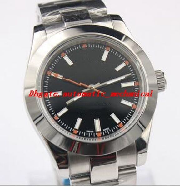 6 colors fashion men wristwatch 40mm 116400 black white dial stainless steel bracelet automatic luxury watch ing, Slivery;brown
6 colors fashion men wristwatch 40mm 116400 black white dial stainless steel bracelet automatic luxury watch ing, Slivery;brown