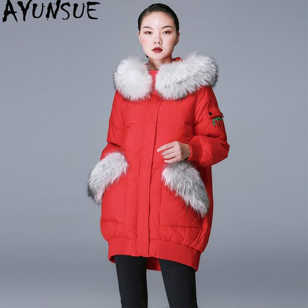winter 90% white duck down jacket women long coat fur collar hooded korean puffy warm down coats and jackets 8841256 kj2630, Black
winter 90% white duck down jacket women long coat fur collar hooded korean puffy warm down coats and jackets 8841256 kj2630, Black
