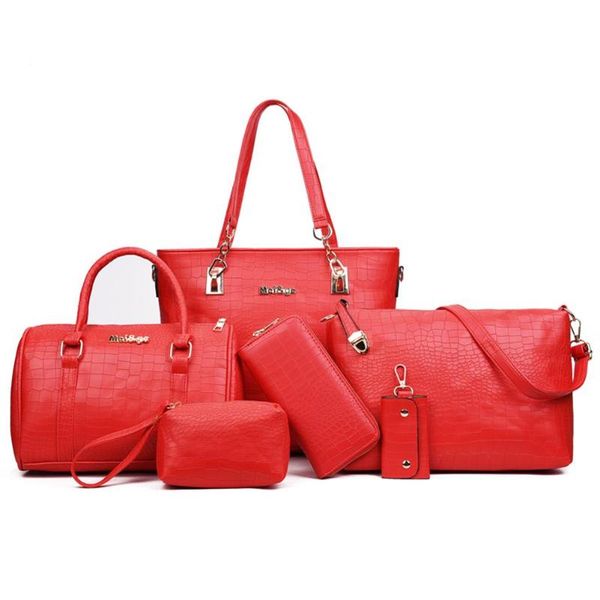 6pcs/set fashion crack shoulder messenger handbags clutch pu leather women crossbody handle bags wristlet wallet card holder
6pcs/set fashion crack shoulder messenger handbags clutch pu leather women crossbody handle bags wristlet wallet card holder