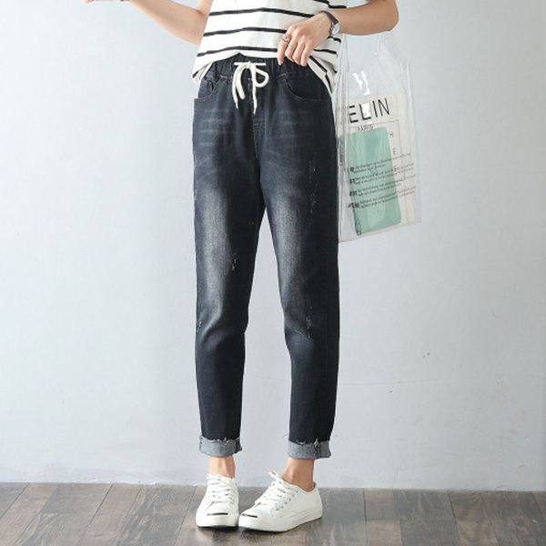 black jeans women with high waist harem pants casual vintage jeans boyfriends streetwear plus size women mom jeans mujer q1233, Blue
black jeans women with high waist harem pants casual vintage jeans boyfriends streetwear plus size women mom jeans mujer q1233, Blue