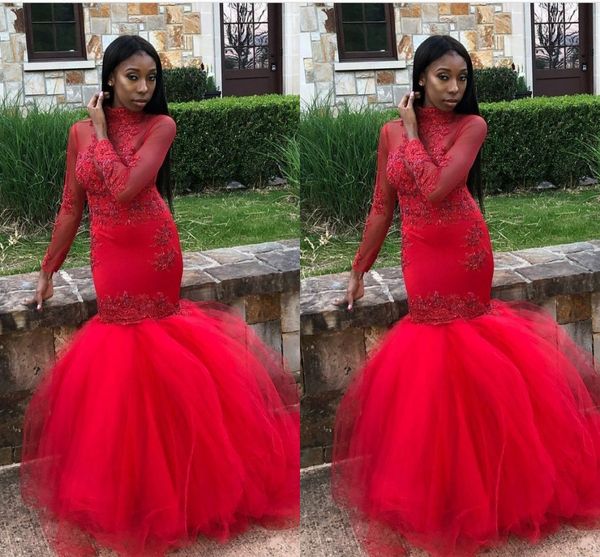 2019 new long red mermaid evening dresses jewel neck lace applique formal dress evening gowns special occasion dresses vestidos de fiesta, Black;red
2019 new long red mermaid evening dresses jewel neck lace applique formal dress evening gowns special occasion dresses vestidos de fiesta, Black;red