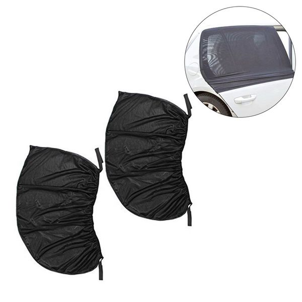 2pcs universal fit black mesh car side rear window sun shade cover screen 100*54cm
2pcs universal fit black mesh car side rear window sun shade cover screen 100*54cm