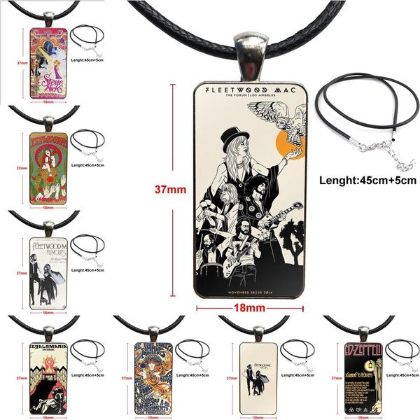 fashion glass cabochon pendant rectangle necklace choker necklace jewelry for women children fleetwood mac poster, Silver
fashion glass cabochon pendant rectangle necklace choker necklace jewelry for women children fleetwood mac poster, Silver