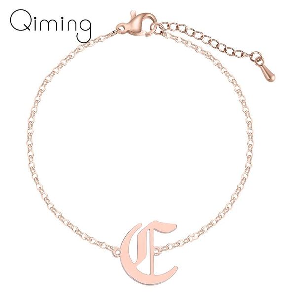 3 color font capital e initial bracelet women female anklet silver english alphabet letter 26 a-z bangles birthday gift, Black
3 color font capital e initial bracelet women female anklet silver english alphabet letter 26 a-z bangles birthday gift, Black