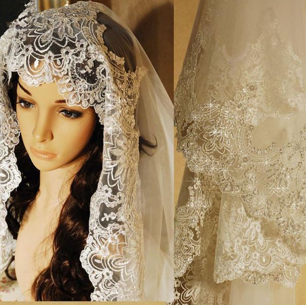 2019 amazing ladies long cathedral bridal veil lace appliques 3m long bridal wedding head veil wedding accessories, Black
2019 amazing ladies long cathedral bridal veil lace appliques 3m long bridal wedding head veil wedding accessories, Black