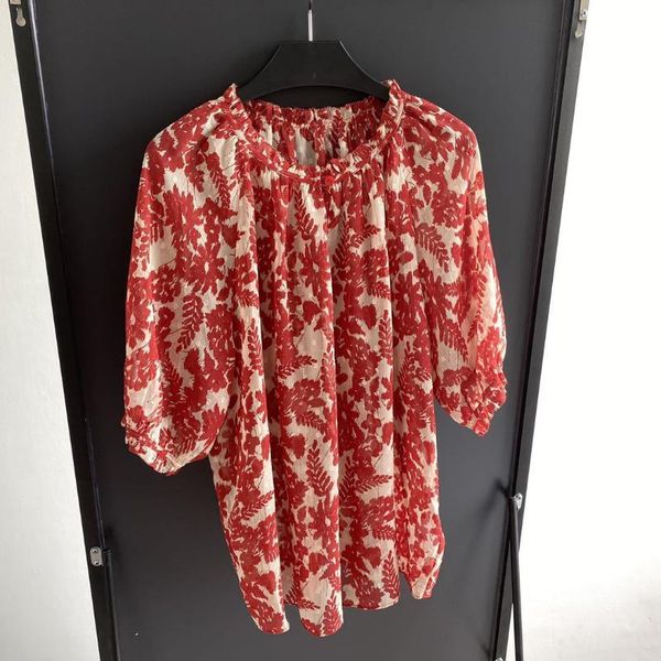 women shirt spring / summer 2020 new shirt fashion vintage floral print half-sleeved, White
women shirt spring / summer 2020 new shirt fashion vintage floral print half-sleeved, White