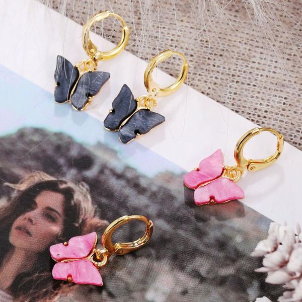 2020 new women's earrings punk fashion black pink acrylic butterfly animal insect drop earring girls party jewlery pebdientes, Silver
2020 new women's earrings punk fashion black pink acrylic butterfly animal insect drop earring girls party jewlery pebdientes, Silver