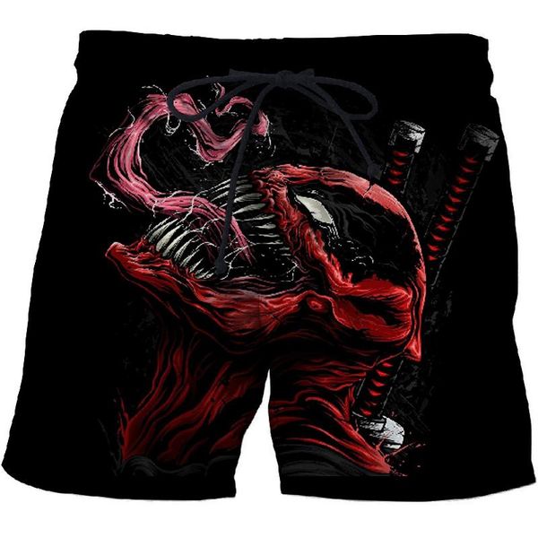 fun shorts summer men's beach pants shorts film venom role-playing print 3d quick-drying swim trunks comfortable fitness pants, White;black
fun shorts summer men's beach pants shorts film venom role-playing print 3d quick-drying swim trunks comfortable fitness pants, White;black