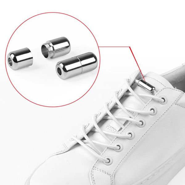 1 pair kids adults shoestrings accessories shoelace strap quick release sneakers round metal cap elastic sports lazy no tie, Black
1 pair kids adults shoestrings accessories shoelace strap quick release sneakers round metal cap elastic sports lazy no tie, Black